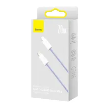Кабель Baseus Dynamic 2 Series Fast Charging Data Cable Type-C to Lightning PD 20W 1m Фіолетовий