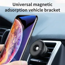 Автодержатель для телефона магнитный Baseus Star Ring Magnetic Car Bracket в воздуховод Черный