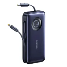 УМБ Baseus EnerCore CR11 with Retractable Cable 20000mAh 100W и Type-C выдвижным кабелем 100W Черный