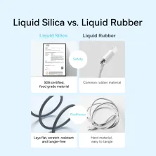 Кабель Baseus Jelly Liquid Silica Gel Series Fast Charging Data Cable USB to Type-C 100W 20V 5A 1.2m Черный