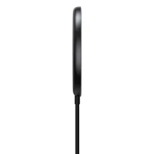 Бездротовий зарядний пристрій Baseus Simple Mini Magnetic з функцією MagSafe і Qi 15W Чорний