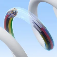 Кабель Baseus Superior 2 Series Fast Charging Data Cable Type-C to Type-C 240W 8K@60Hz 40Gbps 1.8m Білий