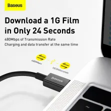 Кабель Baseus Superior Series Fast Charging Data Cable Type-C to Lightning PD 20W 1m Чорний