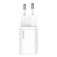 Мережевий зарядний пристрій Baseus Super Si Quick Charger 1C QC3.0+PD3.0 25W Type-C 3A Білий