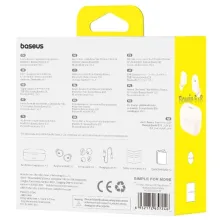 Бездротові Bluetooth навушники Baseus Bowie E18 True Wireless TWS Earphones Білий