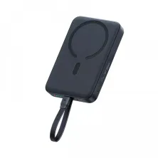 УМБ Baseus EnerFill FM11 Qi Magnetic 10000mAh 30W с функцией MagSafe и Qi 15W и встроенным кабелем Type-C 30W Черный