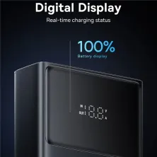 УМБ Baseus Star-Lord Digital Display 20000mAh 65W 6A с технологией QC3.0+PD3.0 2USB+Type-C + Кабель USB to Type-C Черный