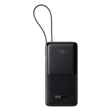 УМБ Baseus Bipow 2 with USB-C Cable 10000mAh 20W с технологией QC3.0+PD3.0 и Type-C кабелем 20W Черный