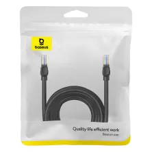 Кабель Baseus High Speed CAT5 RJ45 Gigabit Network Cable Ethernet Круглый 10m Черный