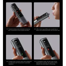 Алкотестер цифровой портативный Baseus SafeJourney Pro Series Breathalyzer Серый