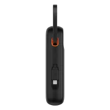 УМБ Baseus Qpow2 Dual-Cable 20000mAh 30W з технологією QC3.0+PD3.0 и 2*Type-C 30W кабелем Чорний