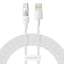 Кабель Baseus Gem Series Fast Charging Data Cable USB to Type-C 100W 20V 5A 2m Белый