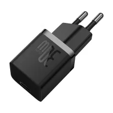 Сетевое зарядное устройство Baseus GaN5 Mini Fast Charger 1C PD3.0 30W Type-C 3A + кабель Baseus Type-C to Type-C 100W 20V/5A 1м Черный