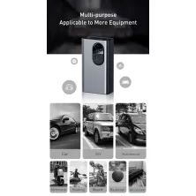 Компресор універсальний Baseus Energy Source Inflator Pump акумуляторний 7500mAh Сірий