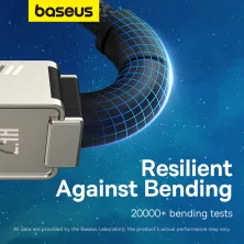 Кабель Baseus Unbreakable Series Fast Charging Data Cable USB to Lightning 2.4A 1m Сірий