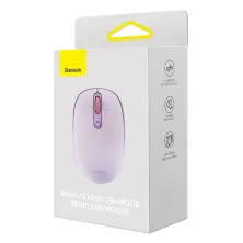 Бездротова мишка Baseus F01B Tri-Mode Wireless Mouse 2.4G/BT1+BT2 800-1200-1600dpi Фіолетовий