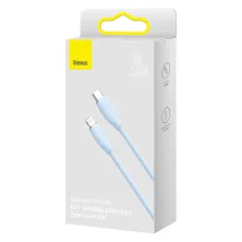 Кабель Baseus Jelly Liquid Silica Gel Fast Charging Data Cable Type-C to Lightning PD 20W 1.2m Синій
