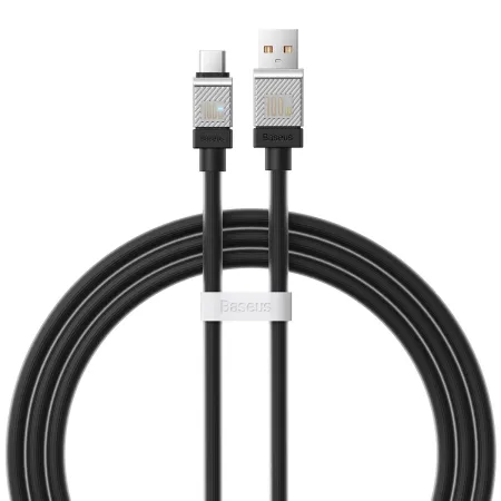 Кабель Baseus CoolPlay Series Fast Charging Data Cable USB to Type-C 100W 20V 5A 1m Чорний
