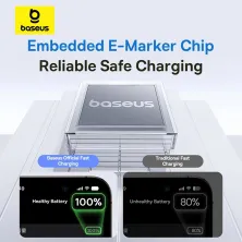 Кабель Baseus Display 2 Series Fast Charging Data Cable Type-C to Type-C 100W 20V 5A 1m Черный