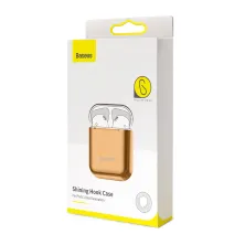 Чехол Baseus Shining hook Case для Apple AirPods/AirPods 2 Золотой