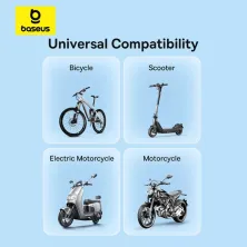 Тримач телефону на велосипед Baseus PrimeTrip Series Stick-on Type Bike Phone Mount Чорний