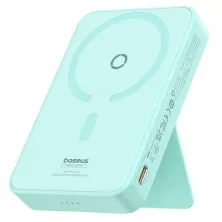 УМБ Baseus MagPro Magnetic Bracket Wireless Fast Charge 5000mAh 20W 2.4A QC3.0+PD3.0 с Беспроводной зарядкой Qi 15W Голубой