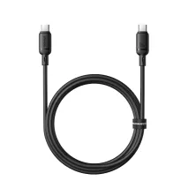 Кабель Baseus Silky Series Fast Charging Data Cable Type-C to Type-C 100W 20V 5A 1m Чорний