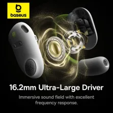 Беспроводные наушники открытого типа Baseus Eli Sport 1 Open-Ear Wireless TWS Earbuds IPX4 Салатовый