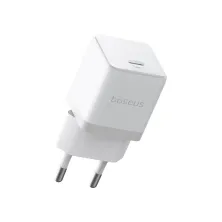 Сетевое зарядное устройство Baseus Palm Fast Charger 1C PD3.0 30W Type-C 3A  + Кабель Type-C to Type-C 60W 20V/3A 1м Белый
