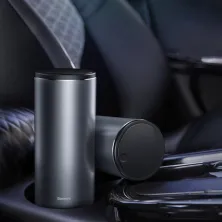 Автомобільний органайзер Baseus Gentleman Style Vehicle-mounted контейнер для сміття Черно-Графітовий
