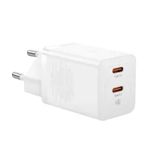 Сетевое зарядное устройство Baseus GaN5 Pro PD3.0 40W 2Type-C 3A Белый