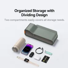 Автомобильный органайзер Baseus OrganizeFun Series Car Console Storage Organizer Серый