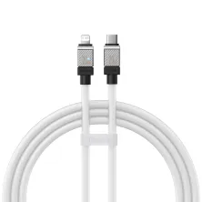 Кабель Baseus CoolPlay Series Fast Charging Data Cable Type-C to Lightning PD 20W 1m Білий