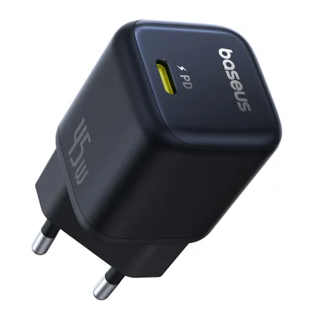 Мережевий зарядний пристрій Baseus PicoGo GaN6 Pro Fast Charger 1C PD3.0 45W Type-C 3A Чорний