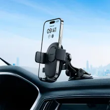 Автодержатель для телефона Baseus UltraControl Lite Series Car Holder на торпедо Черный