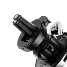 Автодержатель для телефона Baseus YY ehicle в воздуховод с зарядным кабелем Type-C 2A 1м Серебристый