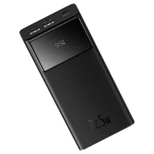 УМБ Baseus Star-Lord Digital Display 20000mAh 22.5W с технологией QC3.0+PD3.0 2USB+Type-C + Кабель USB to Type-C Черный