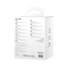 Кабель Baseus Traction Series Retractable 3-in-1 Fast Charging Data Cable Type-C to Lightning+Type-C+MicroUSB 100W 1.7m Фіолетовий