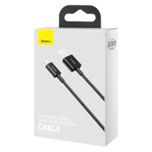 Кабель Baseus Superior Series Fast Charging Data Cable USB to Lightning 2.4A 2m Чорний