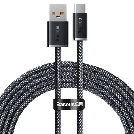 Кабель Baseus Dynamic Series Fast Charging Data Cable USB to Type-C 100W 20V 5A 2m Сірий