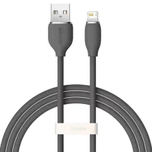 Кабель Baseus Jelly Liquid Silica Gel USB to Lightning 2.4A 1.2m Чорний