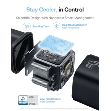 Мережевий зарядний пристрій Baseus PicoGo GaN6 Pro Fast Charger 1C PD3.0 45W Type-C 3A Чорний