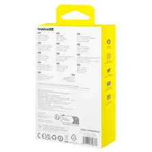 Кабель Baseus Gem Series Fast Charging Data Cable Type-C to Lightning PD 20W 1m Білий