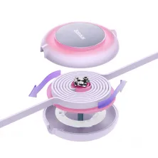 Кабель Baseus Bright Mirror 2 Series Retractable 3-in-1 Fast Charging Data Cable USB to Lightning+Type-C+MicroUSB 3.5А 1.1m Фиолетовый