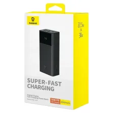 УМБ Baseus Star-Lord Digital Display 30000mAh 30W з технологією QC3.0+PD3.0 2USB+Type-C + Кабель USB to Type-C Чорний