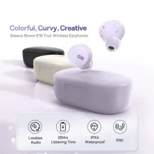 Бездротові Bluetooth навушники Baseus Bowie E18 True Wireless TWS Earphones Чорний