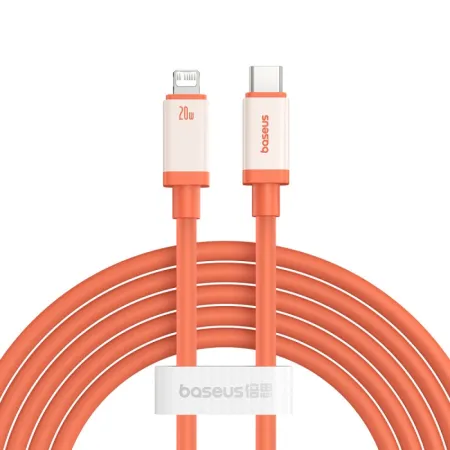 Кабель Baseus 0℃ Series Fast Charging Data Cable Type-C to Lightning PD 20W 2m Помаранчевий