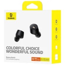 Бездротові Bluetooth навушники Baseus Bowie E18 True Wireless TWS Earphones Чорний