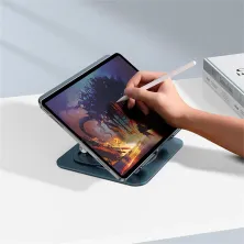 Підставка для ноутбука Baseus UltraStable Pro Series Rotatable and Foldable Laptop Stand на 2 шарнірах обертання 360° Сірий