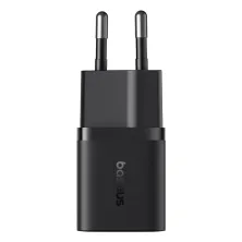 Сетевое зарядное устройство Baseus GaN5 Mini Fast Charger 1C PD3.0 25W Type-C 3A + кабель Baseus Type-C to Type-C 100W 20V/5A 1м Черный